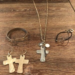 Cross Accented Jewelry